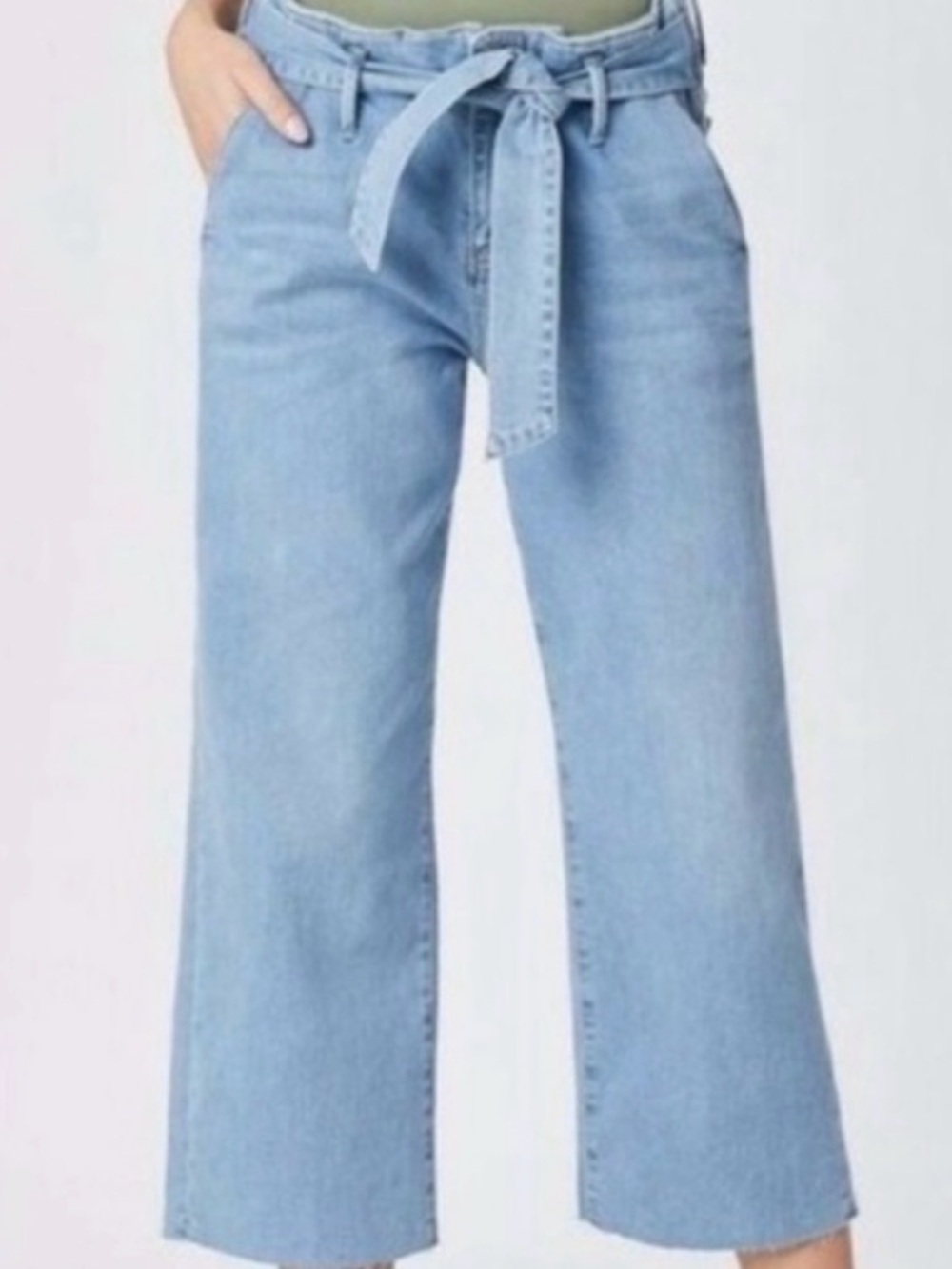 Mavi "Cristin" High-Rise Wide-Leg Crop